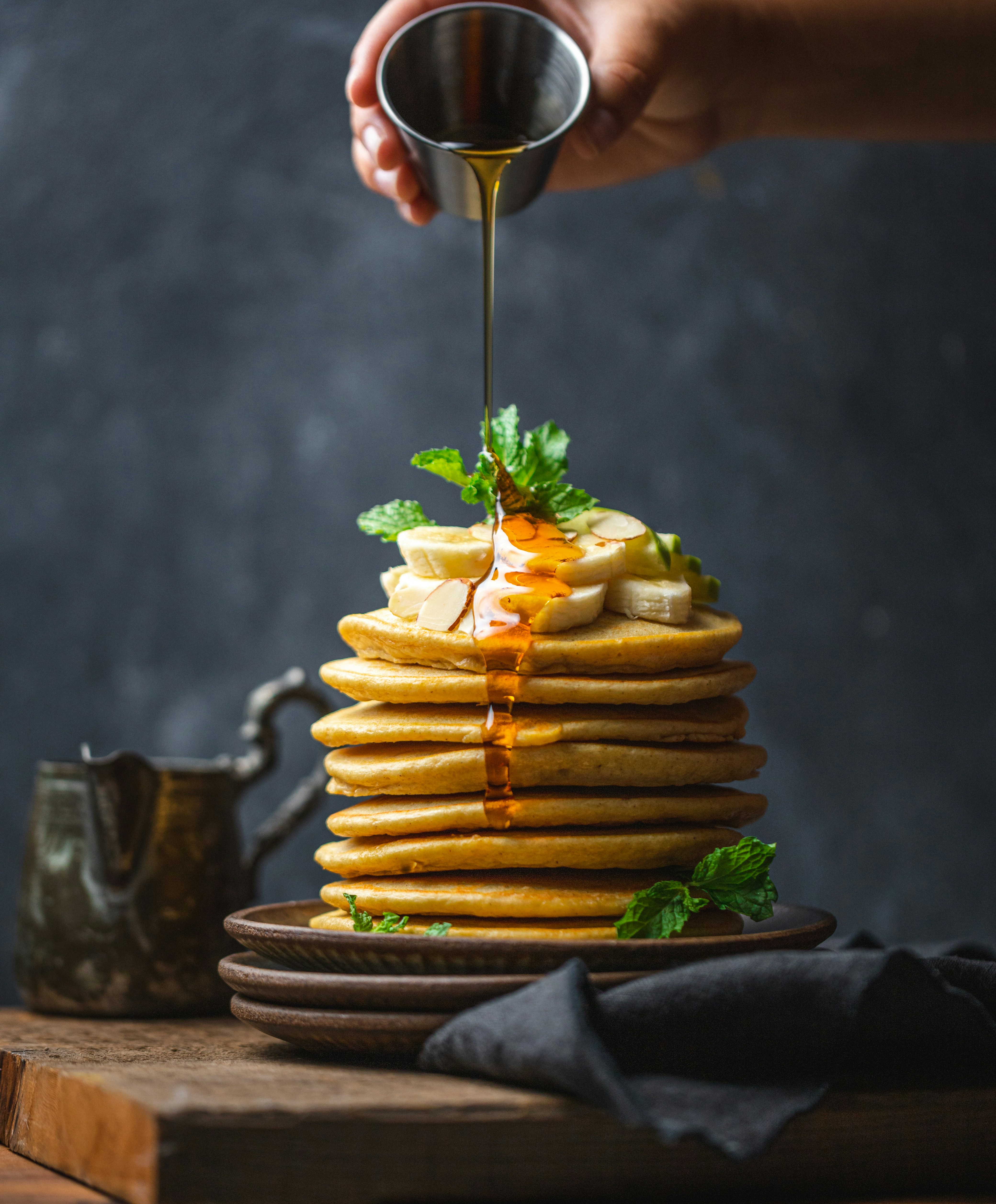 Glutenfria amerikanska pannkakor